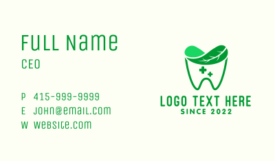 Herbal Dental Care  Business Card