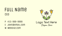 Fancy Tulip Sunflower Business Card Image Preview