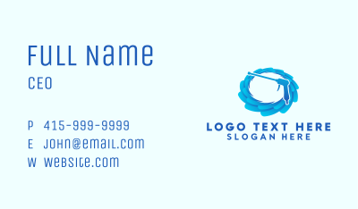 Aqua Water Cleaner Business Card Image Preview