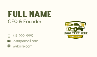 Off Road Vehicle Racing  Business Card Design