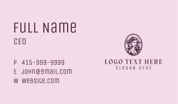 Woman Beauty Skincare Business Card Design Image Preview