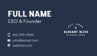 White Fist Wordmark Business Card Image Preview