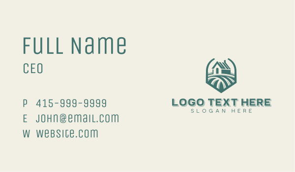 Landscaping Garden Lawn Business Card Design Image Preview