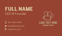 Minimalist Coffee Cups Business Card Image Preview