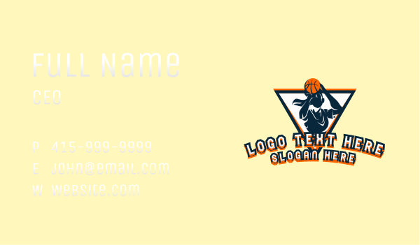 Female Basketball Athlete Business Card Design Image Preview
