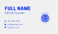 Greek Rho Crown Business Card Image Preview