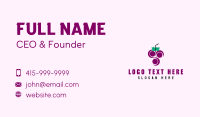 Grape Fruit Juice  Business Card Image Preview