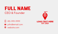 Red Ramen Locator  Business Card Image Preview