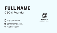 Tech Software Letter S Business Card Image Preview