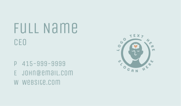 Mental Health Therapy Business Card Design Image Preview