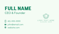 Natural Crown Shield Letter Business Card Preview