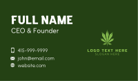Cannabis Weed Geometric Business Card Image Preview