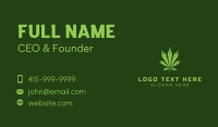 Cannabis Weed Geometric Business Card Image Preview