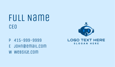 Cute Cyber Robot Business Card Image Preview