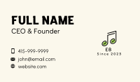 Organic Seed Music Note Business Card Image Preview