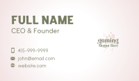 Aromatic Flower Garden Business Card Image Preview