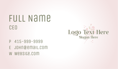 Aromatic Flower Garden Business Card Image Preview