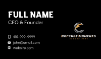 Electric Thunderbolt  Letter C Business Card Image Preview