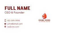 Roast Pig Fire Business Card Image Preview