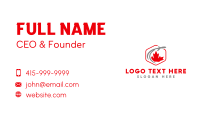 Canada Plane Leaf  Business Card Preview