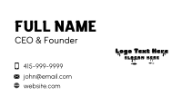 Graffiti Paint Drip Business Card Image Preview