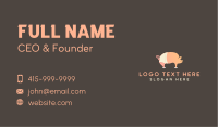 Pig Animal Shelter Business Card Image Preview
