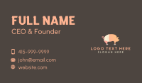 Pig Animal Shelter Business Card Image Preview