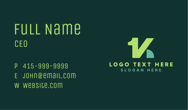 Generic Letter VK Company Business Card Design Image Preview