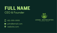 Grass Leaf Agriculture Business Card Image Preview