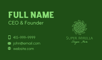 Green Vegetation Leaves Business Card Image Preview