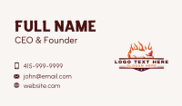 Pork Flame Barbecue Business Card Image Preview