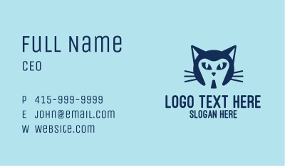 Pet Cat Dentist Business Card Image Preview