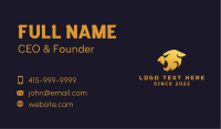 Gold Wild Cougar Business Card Image Preview