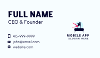 Pommel Horse Gymnast Business Card Image Preview