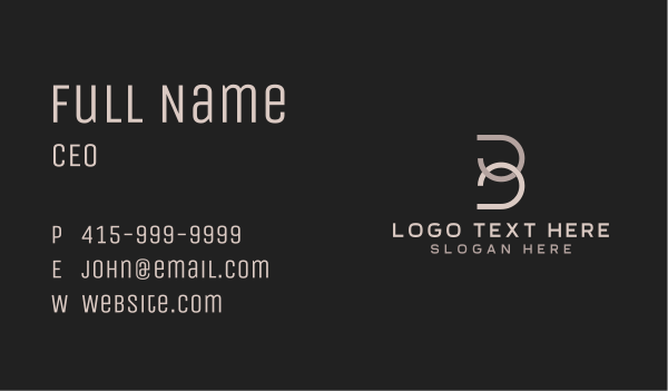 Business Company Brand Letter B Business Card Design Image Preview