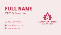 Lotus Yoga Feminine Spa  Business Card Preview