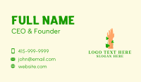 Eco friendly Hand  Business Card Preview