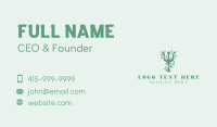 Leaf Vines Pychology Business Card Design