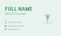 Leaf Vines Pychology Business Card Image Preview