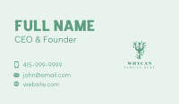 Leaf Vines Pychology Business Card Image Preview