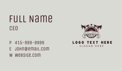 Carpentry Wood Saw Business Card Image Preview