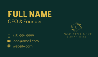 Floral Natural Stylist Business Card Preview