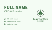 Cannabis Brush  Business Card Image Preview