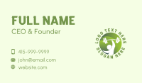 Green Barbell Fitness Business Card Image Preview