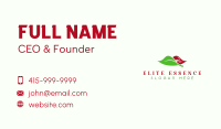 Eco Leaf Kiss Business Card Image Preview