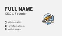Bulldozer Construction Demolition Business Card Preview