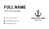 Sushi Sashimi Anchor Business Card Image Preview