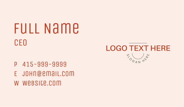 Advertising Industry Wordmark Business Card Design Image Preview