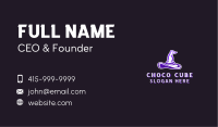 Witch Hat Magician Business Card Image Preview
