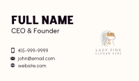 Lady Beauty Earring Business Card Image Preview